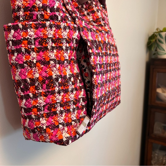 NWT Vera Bradley Hadley Tote in Houndstooth / Tweed - Picture 5 of 16